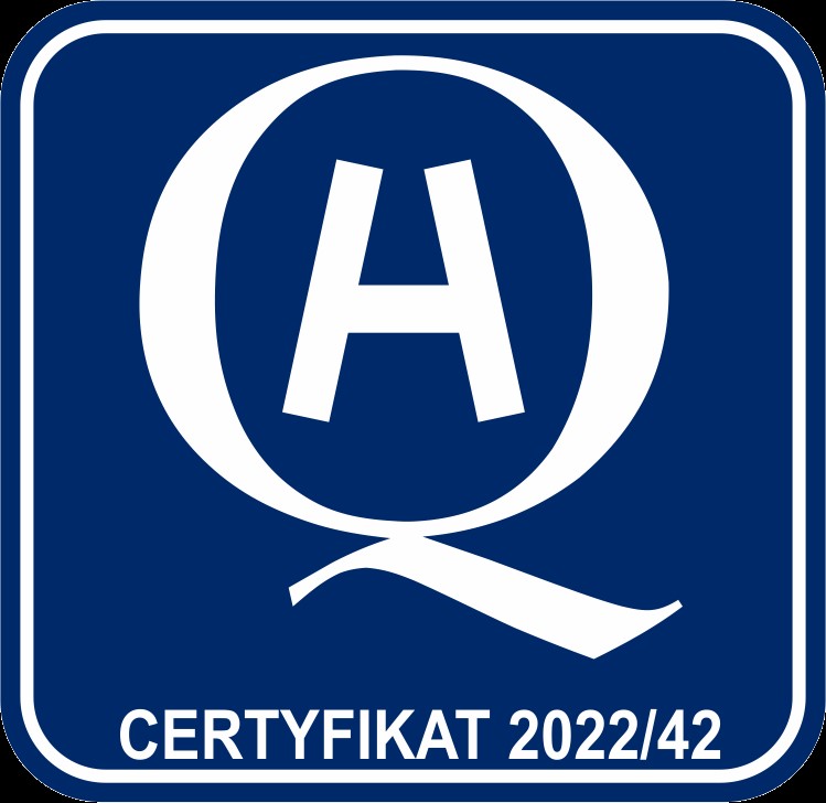 Logo certyfikatu akredytacyjnego