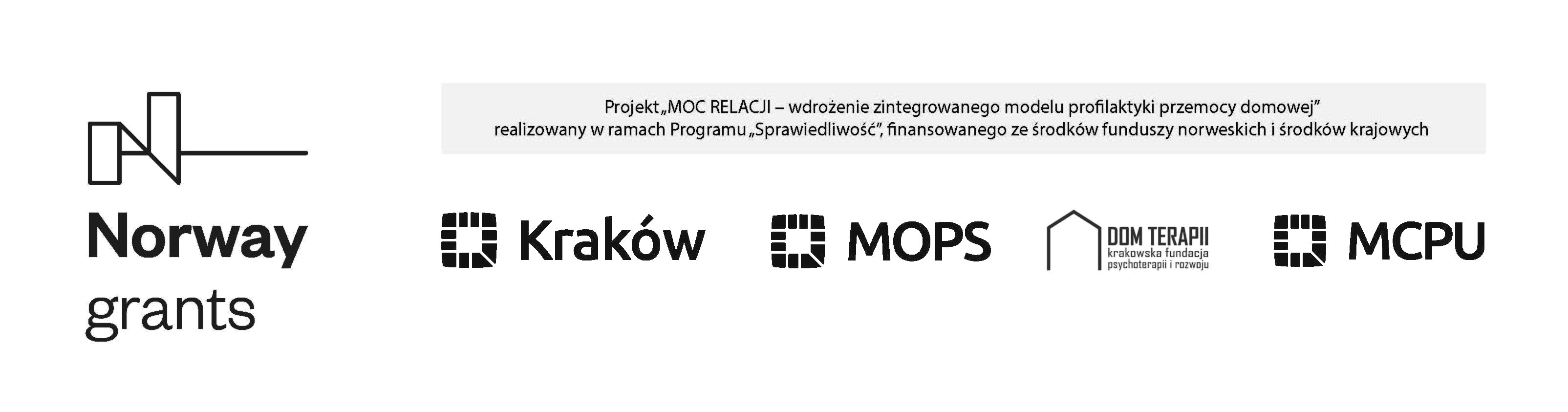 Logotyp  projektu Moc relacji