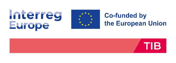 grafika przedstawia logo programu Interreg Europa i projektu Tourism in Balance
