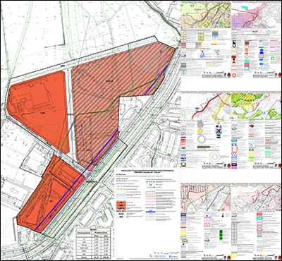 Grafika przedstawiająca rysunek planu - link do pdf