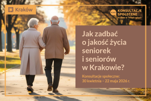 Seniorzy spacerują po plantach