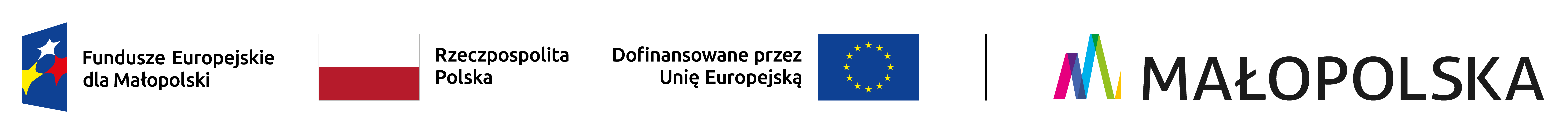 Grafika przedstawia logo Programu Fundusze Europejskie dla Małopolski 2021-2027